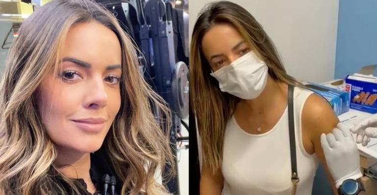 Nos Estados Unidos, Paloma Tocci é vacinada contra a Covid-19: ”Viva a ciência”