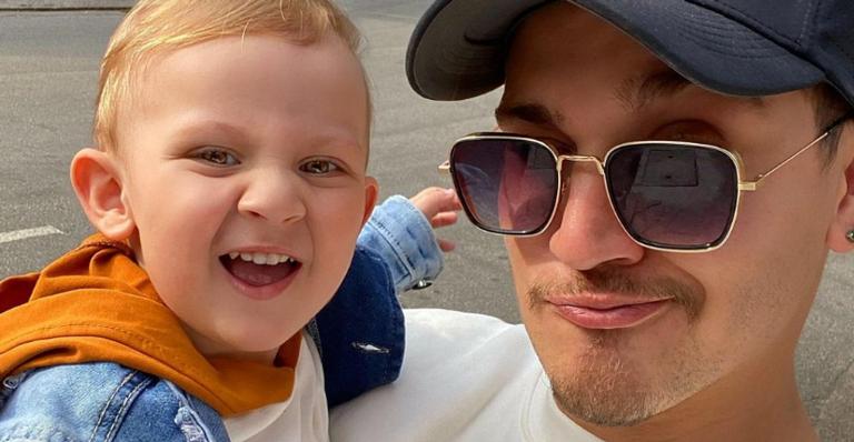 Christian Figueiredo mostra evolução do filho, Gael, e encanta web: ”Que fofura”