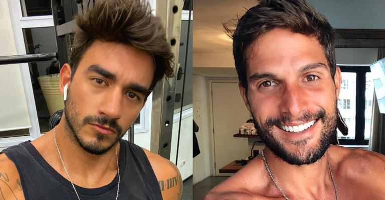 Guilherme Napolitano joga futvôlei em dupla com André Martinelli: ”Calango com Carcará”