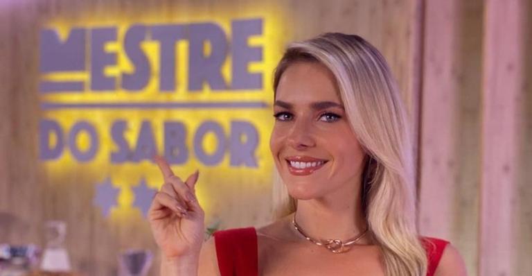 Nos bastidores do ‘Mestre do Sabor’, Monique Alfradique faz aquecimento para nova fase do reality