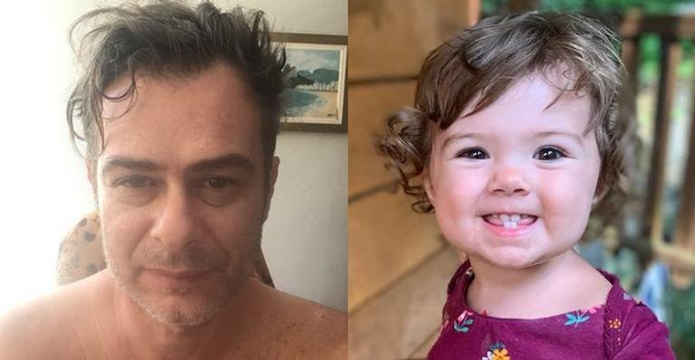 João Vitti relembra vídeo dançando com a neta, Clara Maria: ”Saudade de receber esse abraço”