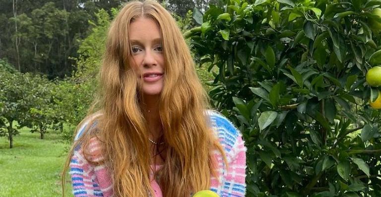 Marina Ruy Barbosa encanta muito a web ao mostrar novo integrante de sua família