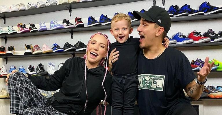 Christian Figueiredo celebra 7 meses da gestação de Zoo com registros lindos