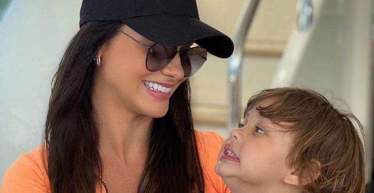 Andressa Suita celebra aniversário de 4 anos do filho, Gabriel: ”Cheio de personalidade”