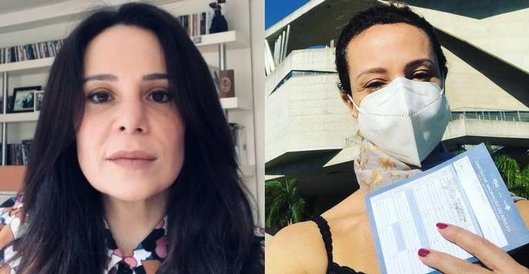 Vannessa Gerbelli toma vacina contra a Covid-19: ”Uma única dose”