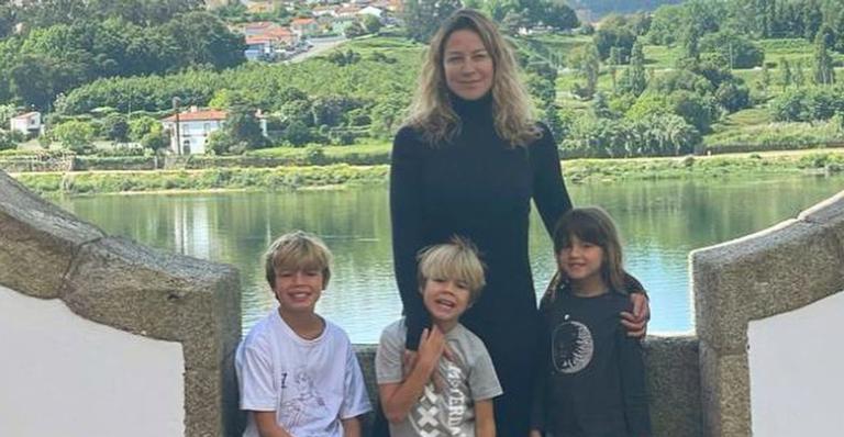 Luana Piovani se derrete ao postar cliques dos filhos: ”Infindo amor”