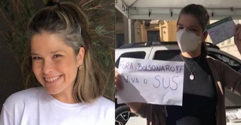 Samara Felippo é vacinada contra a Covid-19: ”Que esse pesadelo acabe”