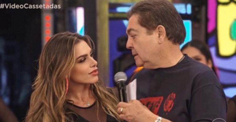 Erika Schneider faz homenagem para Fausto Silva e agradece: ”Ser humano incrível”