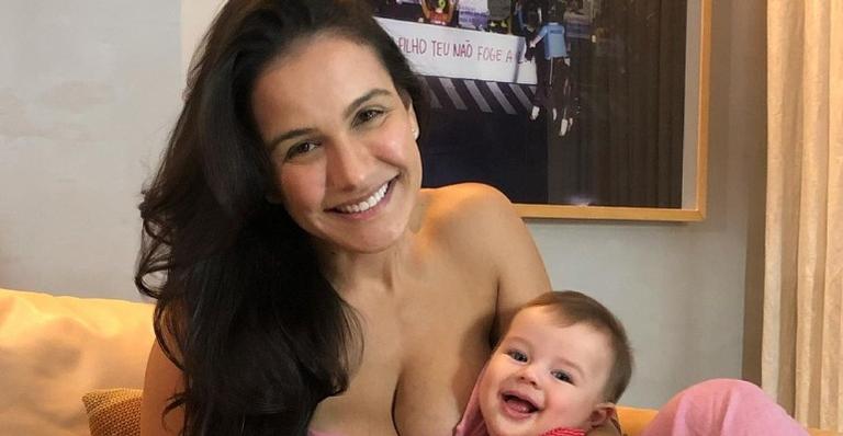 Kyra Gracie enaltece beleza do filho e brinca que Rayan poderia ter sido trocado na maternidade