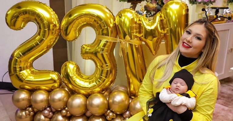 Virginia Fonseca celebra 23 milhões de seguidores e primeiro mês da filha, Maria Alice: ”Obrigada sempre!”