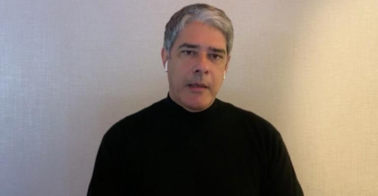 William Bonner reflete sobre trabalho de jornalista: ”Nem sempre somos vistos como humanos”