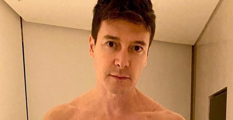 Com Covid-19, Rodrigo Faro faz foto no hospital e manda recado: ”Vai dar tudo certo”