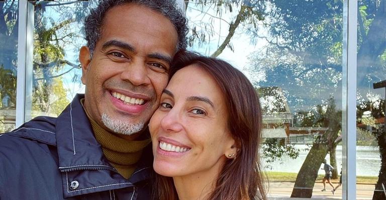 Jair Oliveira posta clique beijando Tania Khalill: ”Bom dia com amor e beijos”