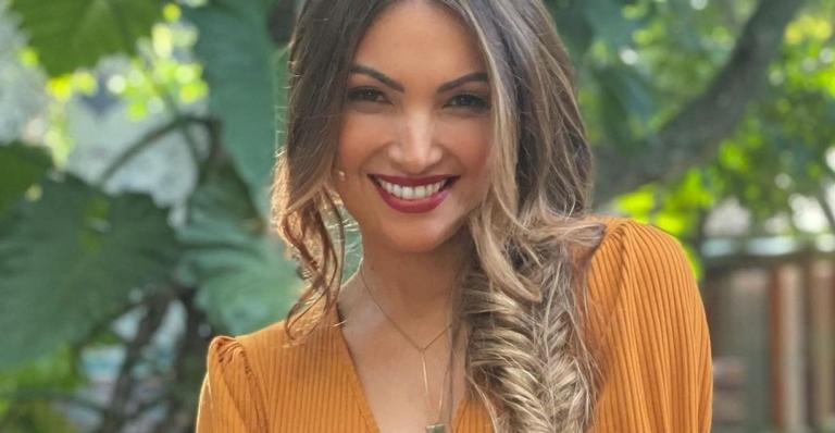 Patrícia Poeta celebra o primeiro ‘É de Casa’ do mês e rouba a cena na web com estilo: ”Linda!”