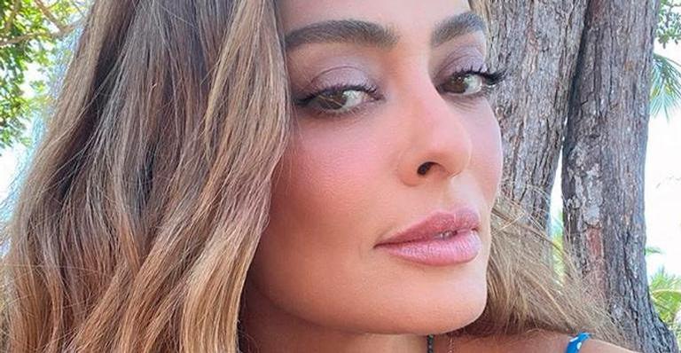 Juliana Paes aposta em lingerie transparente e arranca suspiros