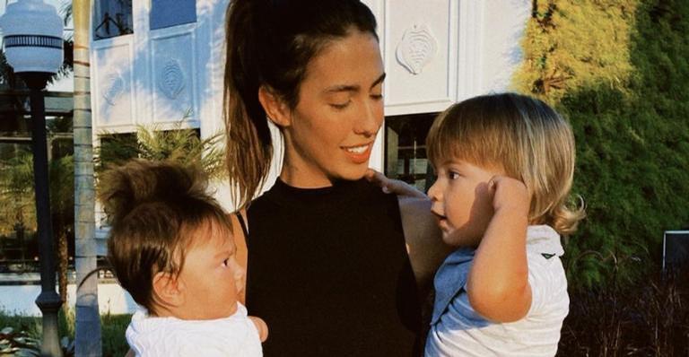 Gabi Brandt explode o fofurômetro ao publicar clique dos filhos, Davi e Henri