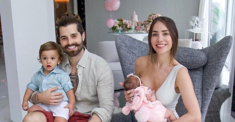 Romana Novais compartilha série de fotos fofas com Alok e os filhos em piquenique ao ar livre