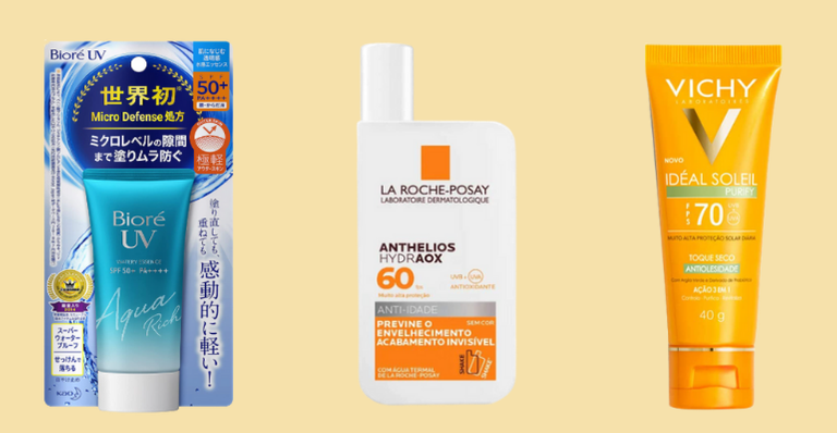 Protetor solar facial: 6 opções para proteger a sua pele