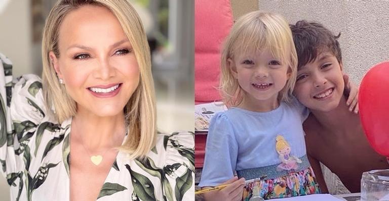 Eliana se derrete ao mostrar momento fofo dos filhos: ”Maior realização da minha vida”