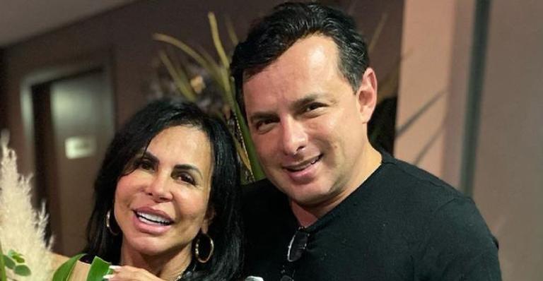 Gretchen se declara para o marido, Esdras de Souza: ”Decidimos sempre olhar na mesma direção!”