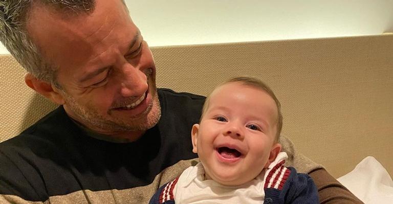 Malvino Salvador fala sobre o estado de saúde do filho: ”Nosso campeão está melhorando”