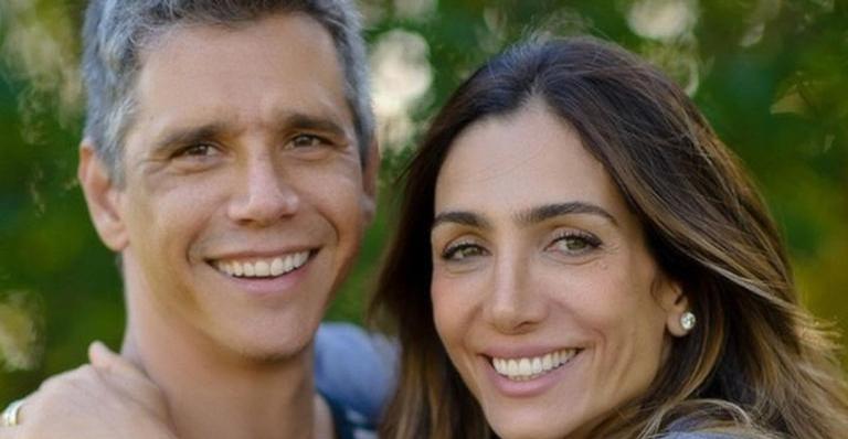 Marcio Garcia presta homenagem para a esposa, Andrea Santa Rosa: ”Foi amor à primeira vista”