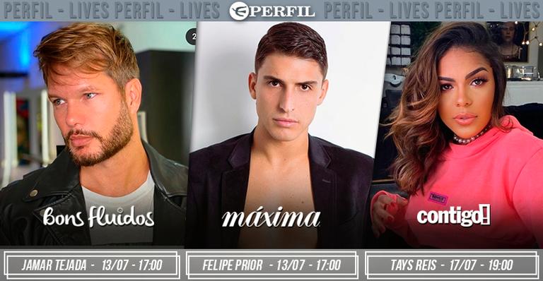De Felipe Prior a Tays Reis. Confira a agenda de lives exclusivas da Editora Perfil