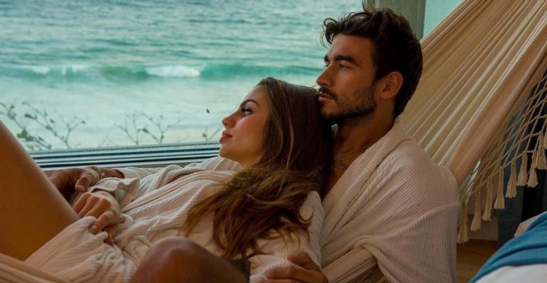 Guilherme Napolitano e Catherine Bascoy comemoram cinco meses de namoro