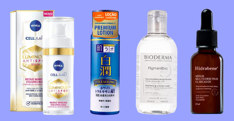 6 produtos clareadores para incluir no skincare