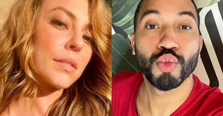 Paolla Oliveira parabeniza Gil do Vigor ao registrar encontro com o ex-BBB: ”Adorei te conhecer”