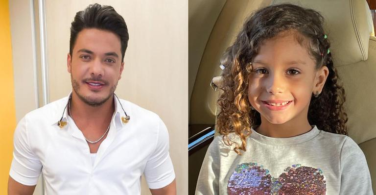 Wesley Safadão faz declaração emocionante no aniversário de 7 anos da filha, Ysis