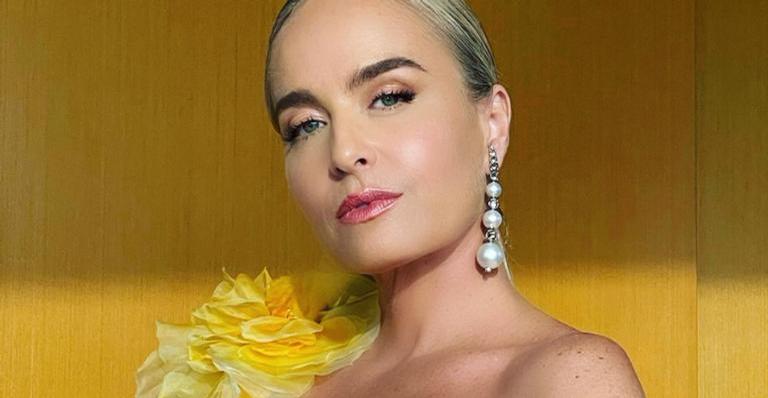 Com look branco, Angélica compartilha registro meditando: ”A melhor saída é para dentro!”