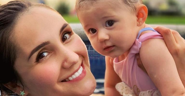Dulce Maria fala sobre maternidade e rotina com a filha, Maria Paula: ”Pesado, mas muito bonito!”