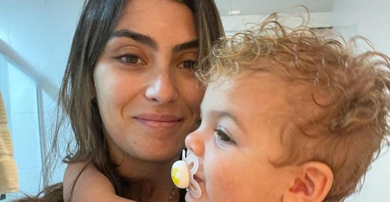 Mariana Uhlmann se derrete ao mostrar Vicente falando ‘mamãe’ pela primeira vez
