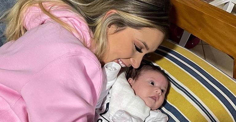 Virgínia Fonseca se derrete ao filmar Maria Alice sorrindo e encanta demais: ”Minha vida inteira!”