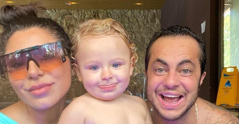 Andressa Ferreira revela que está curada da covid-19 e surge ao lado de Thammy Miranda e Bento