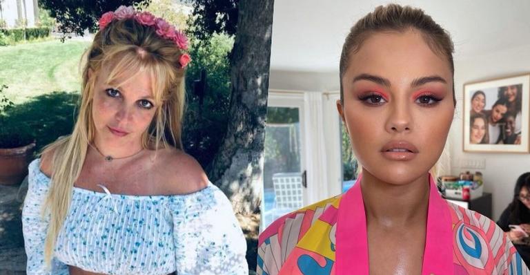 Britney Spears recebe presentes de Selena Gomez e se declara: ”Obrigada por me surpreender”