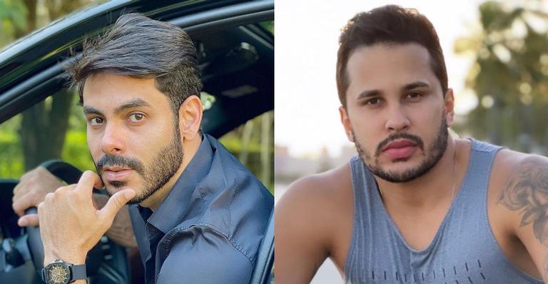 Em Goiânia, Rodolffo recebe visita do marido de Carlinhos Maia: ”Veio fazer almoço aqui em casa”