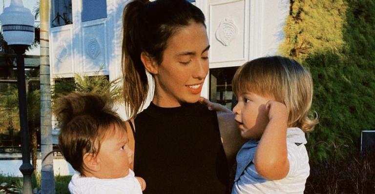 Gabi Brandt derrete o coração dos seguidores ao mostrar a amizade entre filhos, Davi e Henri