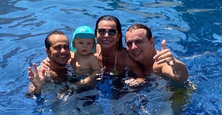 Gretchen se derrete ao compartilhar registro do neto, Bento: ”Estão com o fofurômetro ligado?”
