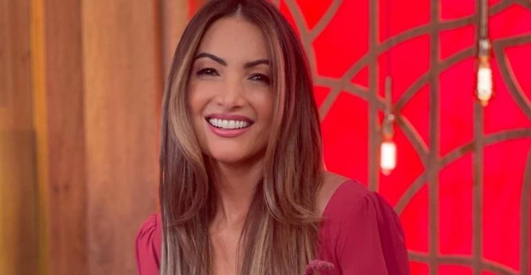 Repleta de estilo, Patrícia Poeta aposta em look monocromático para o ‘Encontro’: ”Linda!”