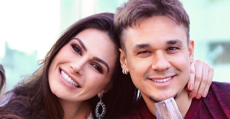 Com lindos registros, Natália Guimarães celebra aniversário do marido, o cantor Leandro
