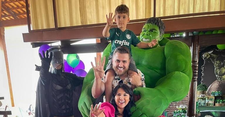 Natália Toscano celebra 4 anos de seu filho com o cantor Zé Neto, dupla com Cristiano: ”Te amamos”