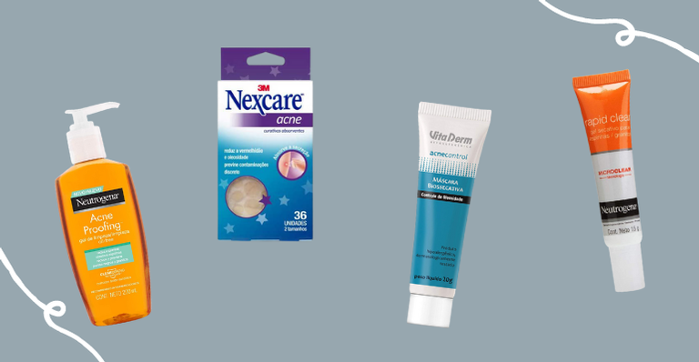 Skincare: 6 produtos que vão te ajudar a combater a acne