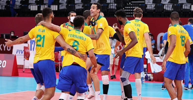 Com virada épica, seleção brasileira de vôlei vence a Argentina; Douglas Souza comemora na web