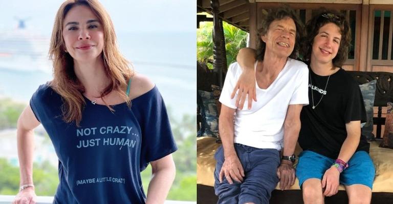 Luciana Gimenez presta homenagem de aniversário para Mick Jagger