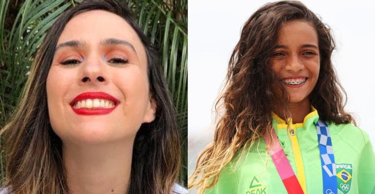 Tata Werneck homenageia Rayssa Leal, medalha de prata no skate: ”Obrigada por essa alegria”