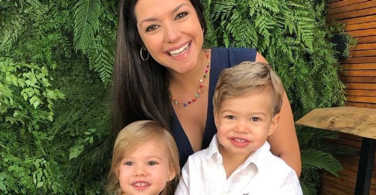 Thais Fersoza publica fotos dos filhos com os avós e se derrete: ”Lindo demais ver vocês juntos”