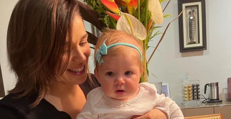 Sabrina Petraglia relata frustração ao comemorar mesversário da filha, Maya