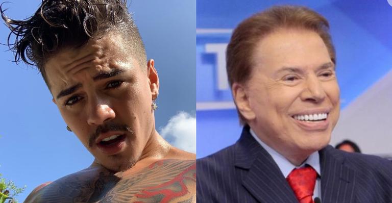 Biel surge com Silvio Santos nos bastidores do programa de retorno do apresentador: ”Que honra”